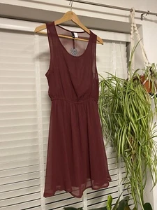 H&M Skater Dress, Purple, Size 16. New With Tags. - Picture 1 of 4