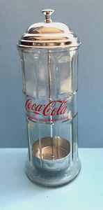Coca-Cola soda fountain straw holder / dispenser By The Coca-Cola Co. - Picture 1 of 5