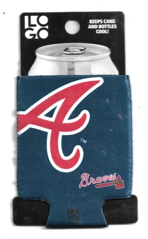LOGO ATLANTA BRAVES CAN COOZIE COOLER MLB LICENSED Cover