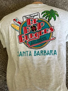 Seltenes Santa Barbara BE BOP BURGERS T-Shirt Large - Bild 1 von 3
