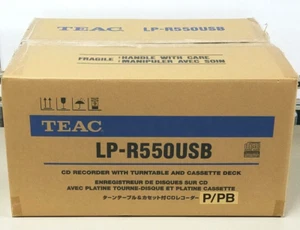 En stock TEAC LP-R550USB-B Reproductor de CD y Cassette y Tocadiscos Negro USB Nuevo Envío gratuito - Imagen 1 de 4
