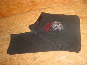 IRON MAIDEN W36/L32 Seltene Stretchjeans/Jeans schwarz BLACK - Bild 1 von 2