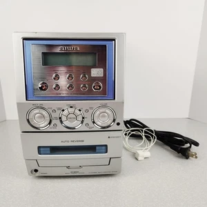 Aiwa XR-M200U Compact Disc Stereo System AM/FM Cassette CD For Parts or Repair - Picture 1 of 19
