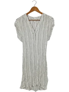 H&M L.O.G.G. Vestido de Verano Mujeres Vestido Talla EU 40 blanco-negro - Imagen 1 de 5