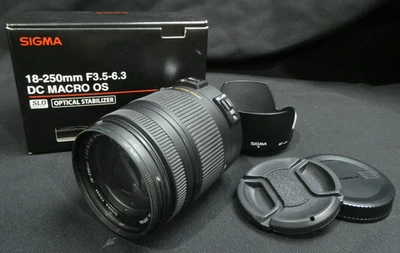 [FOR PARTS OR NOT WORKING] Sigma 18-250mm F3.5-6.3 DC MACRO OS #0130 - Image 1 of 4