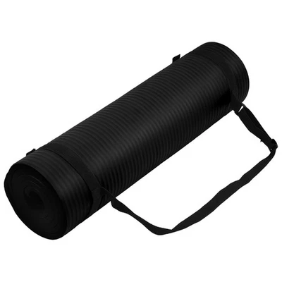 Fitvids 1/2-Inch Thick High Density Exercise Yoga Mat, Carrying Strap (Open Box) - Image 1 of 4