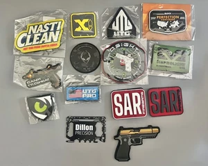 Lot of Gun Company Patches Glock SAR Canik Agency UTG O Sight Meprolight Alien - Picture 1 of 14