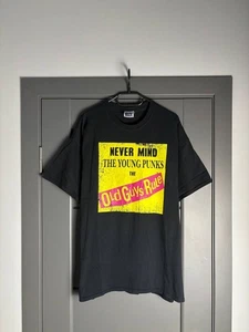 Vintage Old Guys Rule T-Shirt “Never Mind The Young Punks” Black Tee Size L - Picture 1 of 10