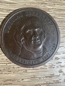 Mule Type Presidential Dollar Coin On Penny Planchet Weight Abnormal At 7.87 - Picture 1 of 14