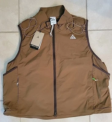 Nike ACG "Death Bloom" Vest Men's Large $175 NWT HV0600-235 Brown Loose Fit - Image 1 of 4