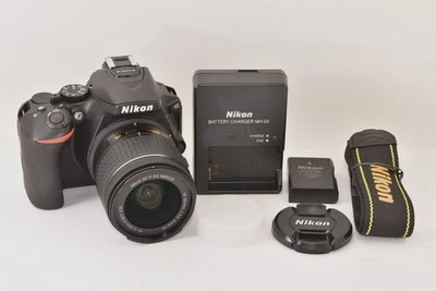 Nikon D5600 Kit 18 55mm VR Lens Camera Shutter Count 4723 Excellent - Image 1 of 4