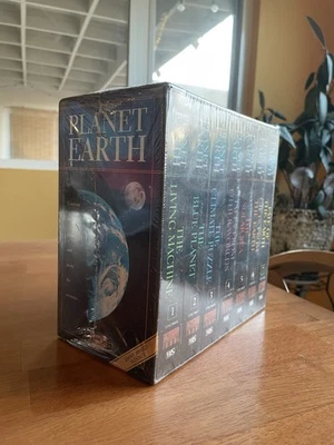 Planet Earth VHS Box Set 1996, 7 Tapes  SEALED VERY RARE 🌎 Science Education - Image 1 of 4