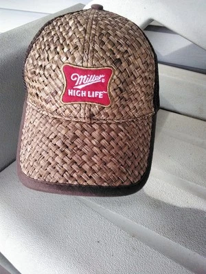 Шляпа мужская регулируемая Miller High Life Bio Dome Head бамбуковый материал тканый узор - Изображение 1 из 4