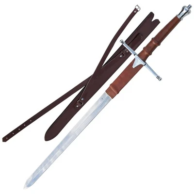 ХРАБРОЕ СЕРДЦЕ Шотландский Герой Уильям Уоллес Клеймор Полированный Меч из Нержавеющей Стали - Изображение 1 из 4