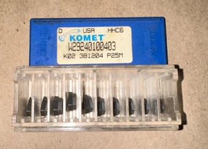 KOMET CARBIDE INSERTS QUANTITY 10 W29 24010.0403 P 25M - Picture 1 of 1