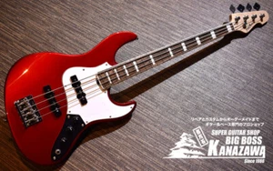 *NEW* 2010s GrassRoots G-AM-55MS/R CAR Medium Scale Smaller Jazz Bass 3.8kg W/GB - Picture 1 of 6