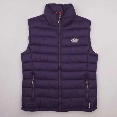 Superdry Vest Mens Extra Large Blue Puffer Fuji Jacket Quilted Preppy Outdoor - Image 1 of 4