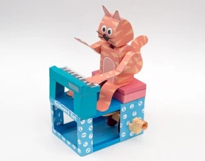 Paper Animation Kit craft kit christmas stocking filler gift Keyboard Kat - Picture 1 of 4