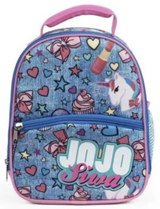 JoJo Siwa Girls Insulated Lunch Bag Pink School Box Tote Kids Backpack Style NEW - Picture 1 of 11
