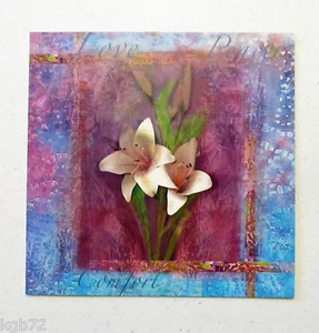 Leanin Tree Sympathy Greeting Card Multi Color Qubes Series Q40 - Picture 1 of 2