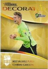 2023 / 24 Cricket Traders Luxe Decorated Parallel (DP30) Chris GREEN 029/147