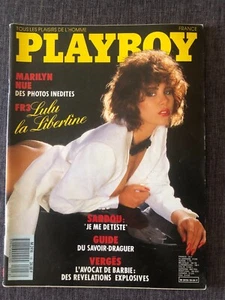 PLAYBOY France Magazine 01/ 1987 Vintage Marylin Monroe Nude Sardou Lulu - Imagen 1 de 13