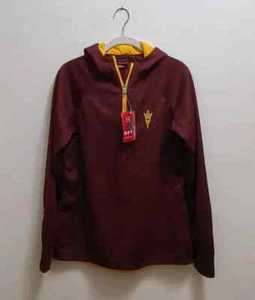 COLOSSEUM Women's Size L Arizona State Sun Devils Half Zip Hoodie Slim Fit NWT - Picture 1 of 6