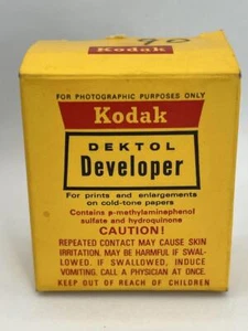 Vintage Kodak Dektol Developer - 1x 1/3oz 9.4g Sealed - Picture 1 of 5