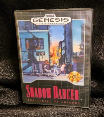 Shadow Dancer Mega Drive Game With Sega Genesis Case & Manual **Read Description - Image 1 of 4