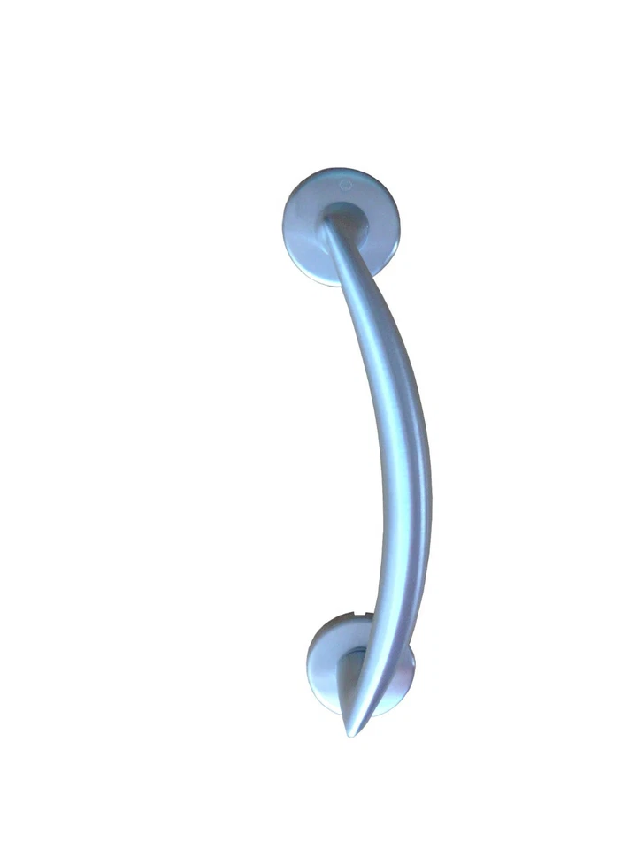  Hoppe Stossgriff Haustürgriff, Model Vitoria in F41 Messing chrom satiniert - Bild 1 von 1