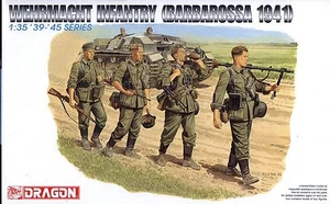 Dragon 1/35 6105 WWII German Wehrmacht Infantry (Barbarossa 1941) (4 Figures) - Picture 1 of 1
