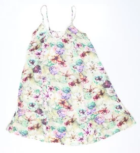 NEXT Womens Multicoloured Floral Viscose Cover Up Size 6 - Picture 1 of 10
