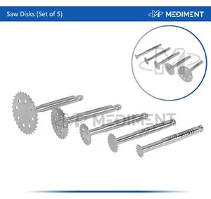 Dental Bone Saw Disks Cutting Wheel Drills Bur 4mm,6mm,7mm,10mm,13mm - Picture 1 of 3