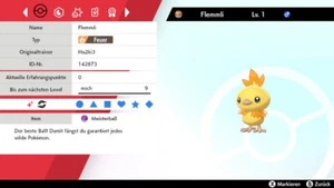 Shiny Flemmli Torchic Pokemon Schwert Schild 6DV! + Meisterball  - Bild 1 von 5