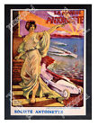 Historic Societe Antoinette -aircraft, racing cars, yachts Ad Postcard