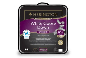 Herington 85% White Goose Down Quilt - Picture 1 of 2