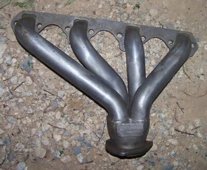 Cabezal de escape Sanderson Small Block Ford, acero liso 289.302.351W LH - Imagen 1 de 1