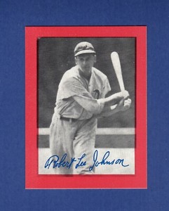 #C BOB JOHNSON, Athletics ~ 1977 Shakeys Pizza WASSCA Superstars red border NM