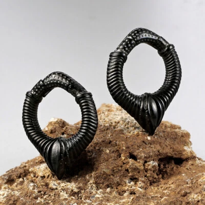 2 PIEZAS Gótico Punk Pesas de Oreja Perchas Tapón de Oreja para Lóbulo Estirado Joyería Corporal Foto 1 de 4