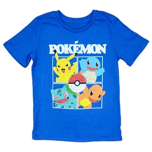 Pokemon ☆ Jungen Starter T-Shirt ☆ Gr. 5-12 ☆ Pikachu, Bulbasar, Charmander - Bild 1 von 4