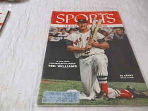PIEZA DE CONVERSACIÓN TED WILLIAMS SPORTS ILLUSTRATED 1 DE AGOSTO 1955 - Imagen 1 de 2