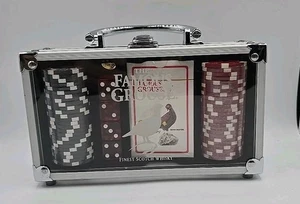 Famous  Grouse Poker Game Set Chips Cards Dice Carrying Case - Picture 1 of 8