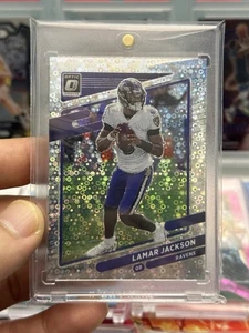 2021 Optic LAMAR JACKSON #/125 Disco Circles Silver Parallel🔥Baltimore Ravens - Bild 1 von 3