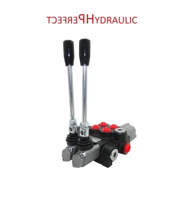 1x FLOATING spool 2 Bank Hydraulic Directional Control Valve 11gpm 40L 1x DA ex - Image 1 of 3
