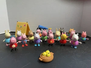 Peppa Pig  Camping Trip Playset  Figures & Accessories Tent telescope 20 pieces - Picture 1 of 7