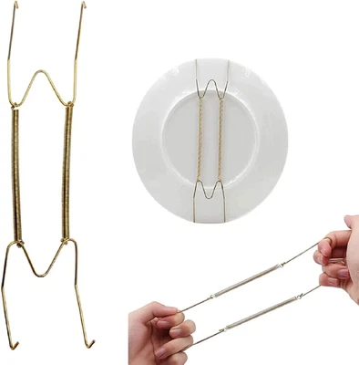 8 10 12 14 16 pulgadas Perchas de placas para paredes Plato Acero inoxidable Decorativo Foto 1 de 4