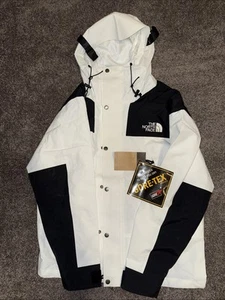 White The North Face Gore-Tex 1990 Mountain Jacket + Fleece Liner LARGE - Picture 1 of 13