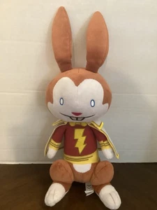 DC Comics Super-Pets Shazam Hoppy 3 Plush Rabbit Bunny Cape Stuffed Animal 13" - Picture 1 of 2