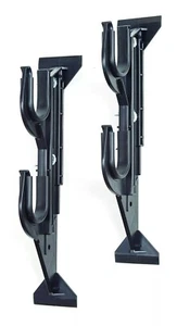Truck Double Mount Rifle Shotgun Car Bow Holder Rear Window 2-Gun Rack Storage - Picture 1 of 3