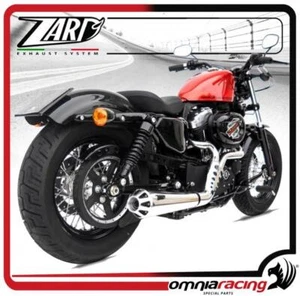 Scarico completo Zard Conico Omologato Harley Davidson Sportster 883/1200 03>13 - Imagen 1 de 5